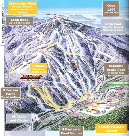 sunapee ski map